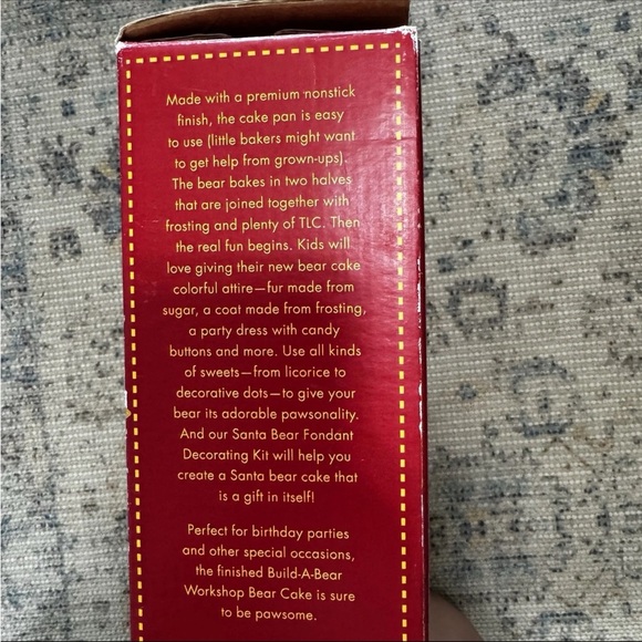 Build-A-Bear Nordic Ware Teddy 3D Mold Cake Pan Aluminum Cast USA *NIB* vintage - Picture 6 of 9